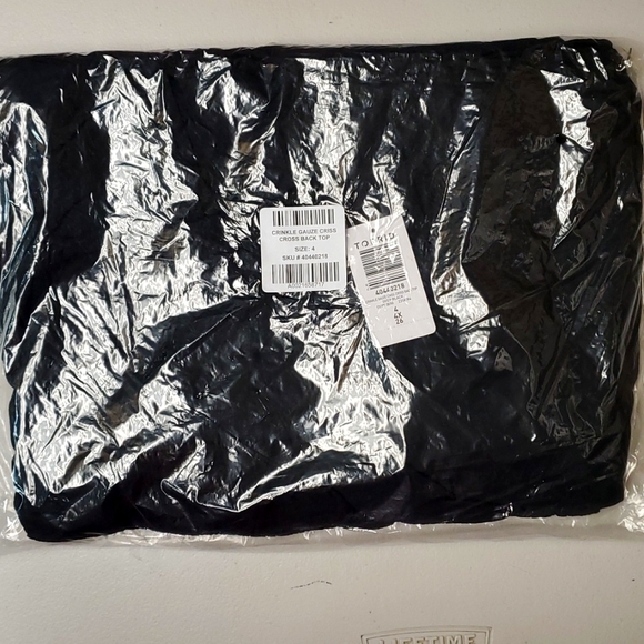 ❤️NWT VINTAGE TORRID TOP - WASHABLE CRINKLE GAUZE - PEPLUM CORSET BACK PLUS SIZE - Picture 8 of 14